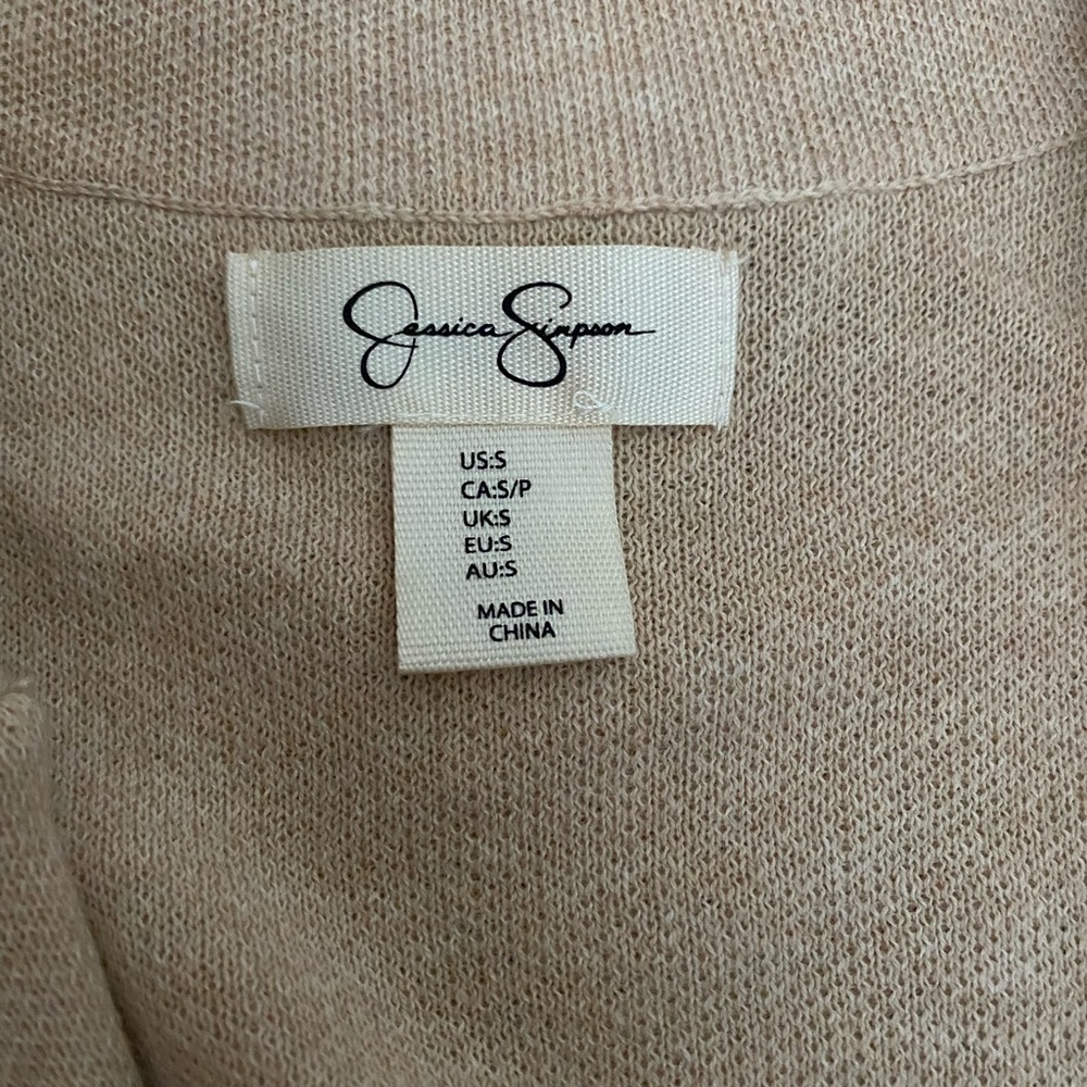 Jessica Simspon women’s small cream colored cardigan